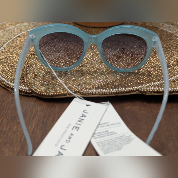 Janie and Jack Light Blue Sunglasses - Picture 3 of 3